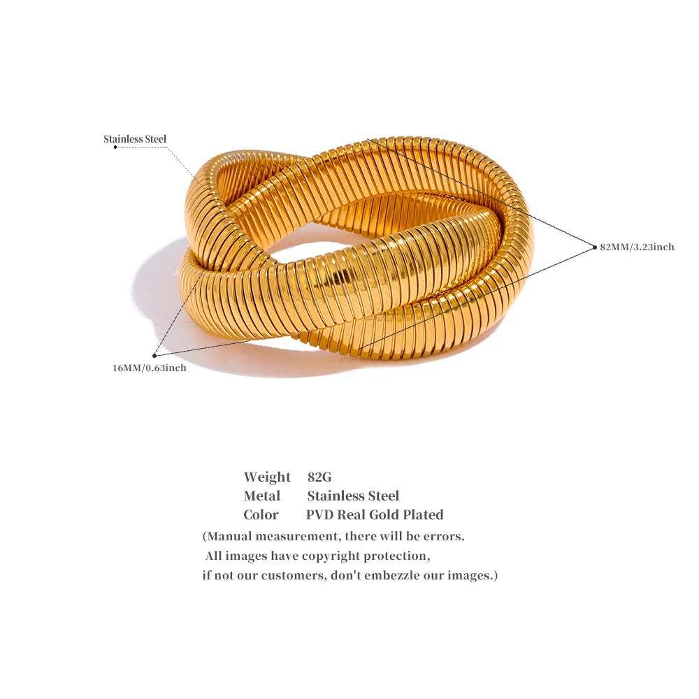 Ilse Wide Stacking Bangle