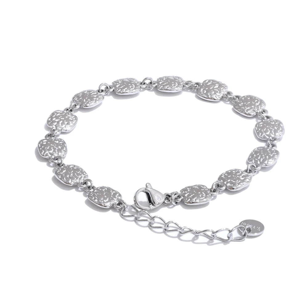 Delft møntarmbånd, armbånd, tåler vand, rustfrit stål 316L med guld- eller sølvfarvet PVD-belægning, Lark & Reed, billede 7