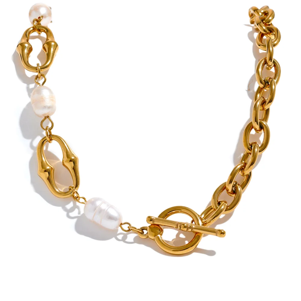 Venezia pärlarmband, armband, tål vatten, rostfritt stål 316L med guld- eller silverfärgad PVD-finish, Lark & Reed, bild 7
