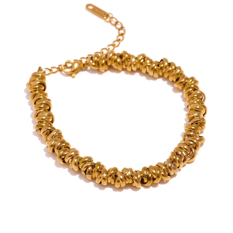 Turin Knoten-Armband, Armband, wasserfest, 316L-Edelstahl mit gold- oder silberfarbener PVD-Beschichtung, Lark & Reed
